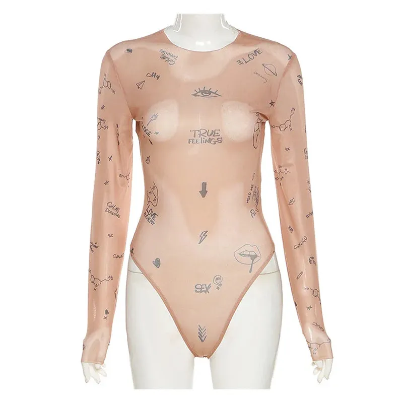 Sexy tight-fitting Bodysuit