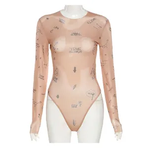 Sexy tight-fitting Bodysuit