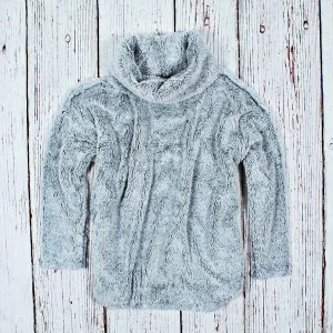 Shag Sherpa Soft Cowl Neck