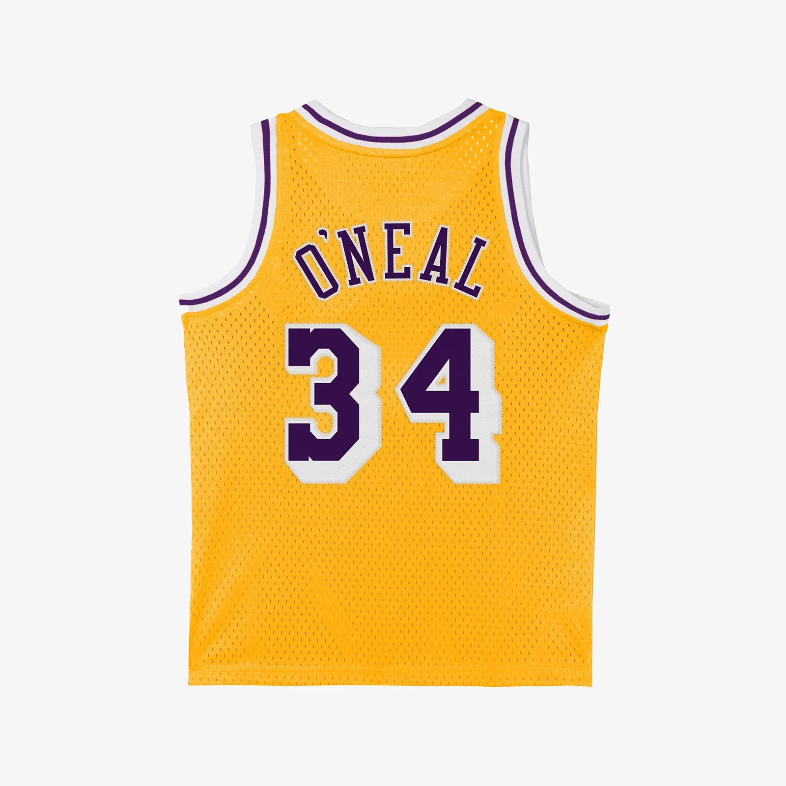 Shaquille O'Neal Los Angeles Lakers 96-97 HWC Youth Swingman Jersey - Yellow