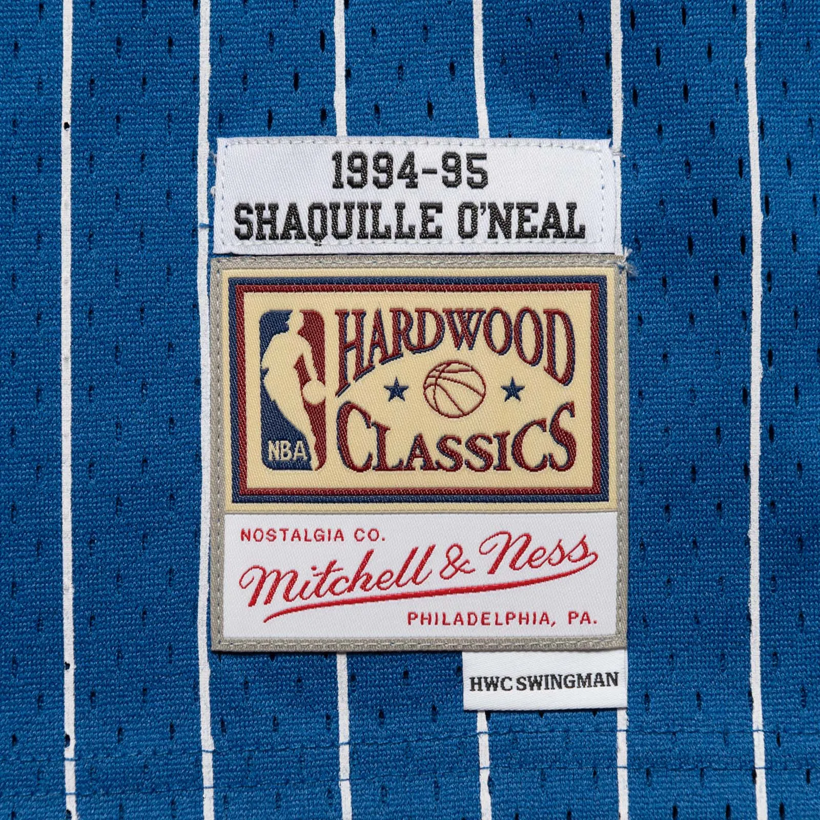 Shaquille O'Neal Orlando Magic 94-95 HWC Youth Swingman Jersey - Blue