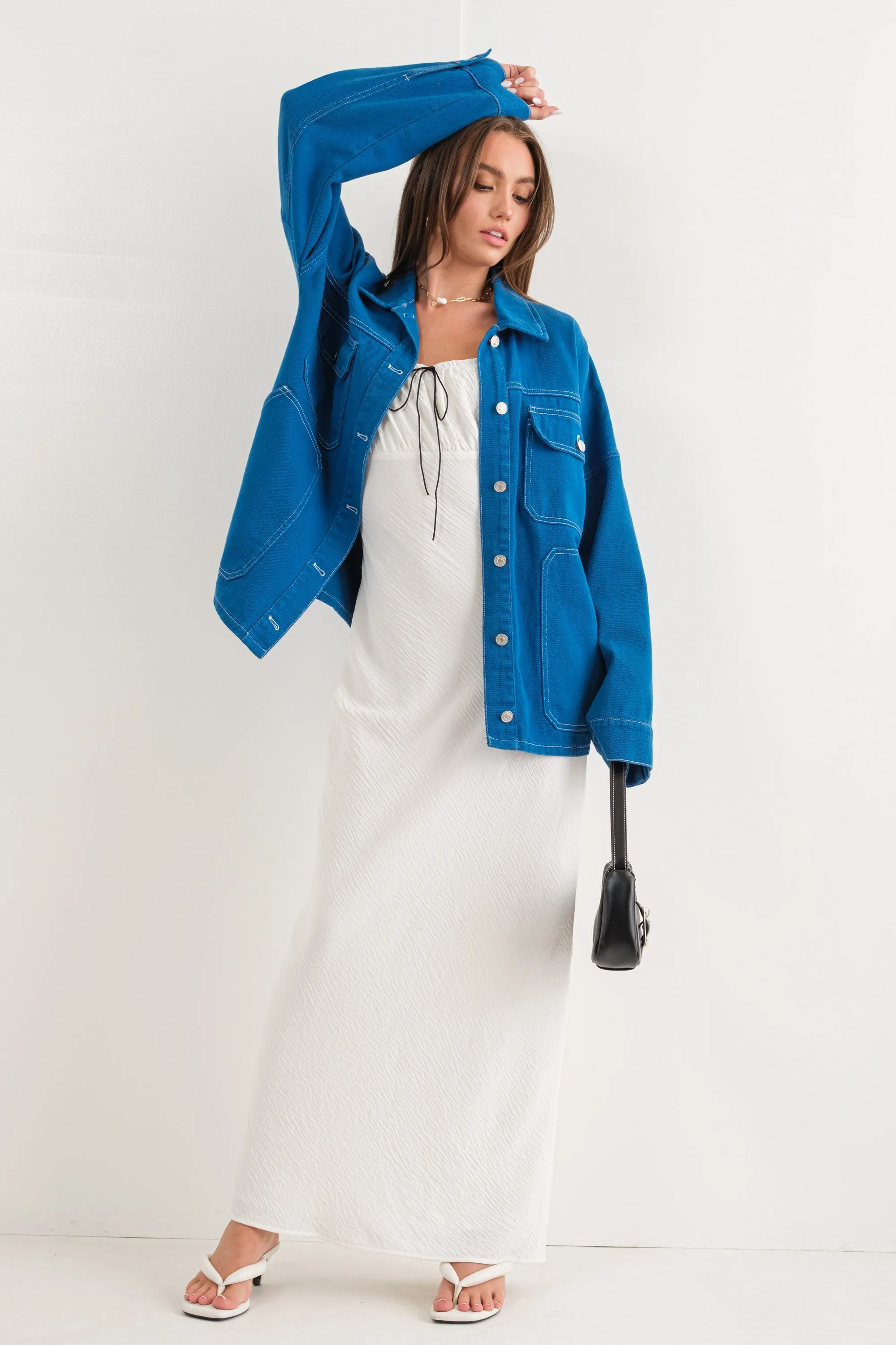 Shayla Oversized Denim Jacket