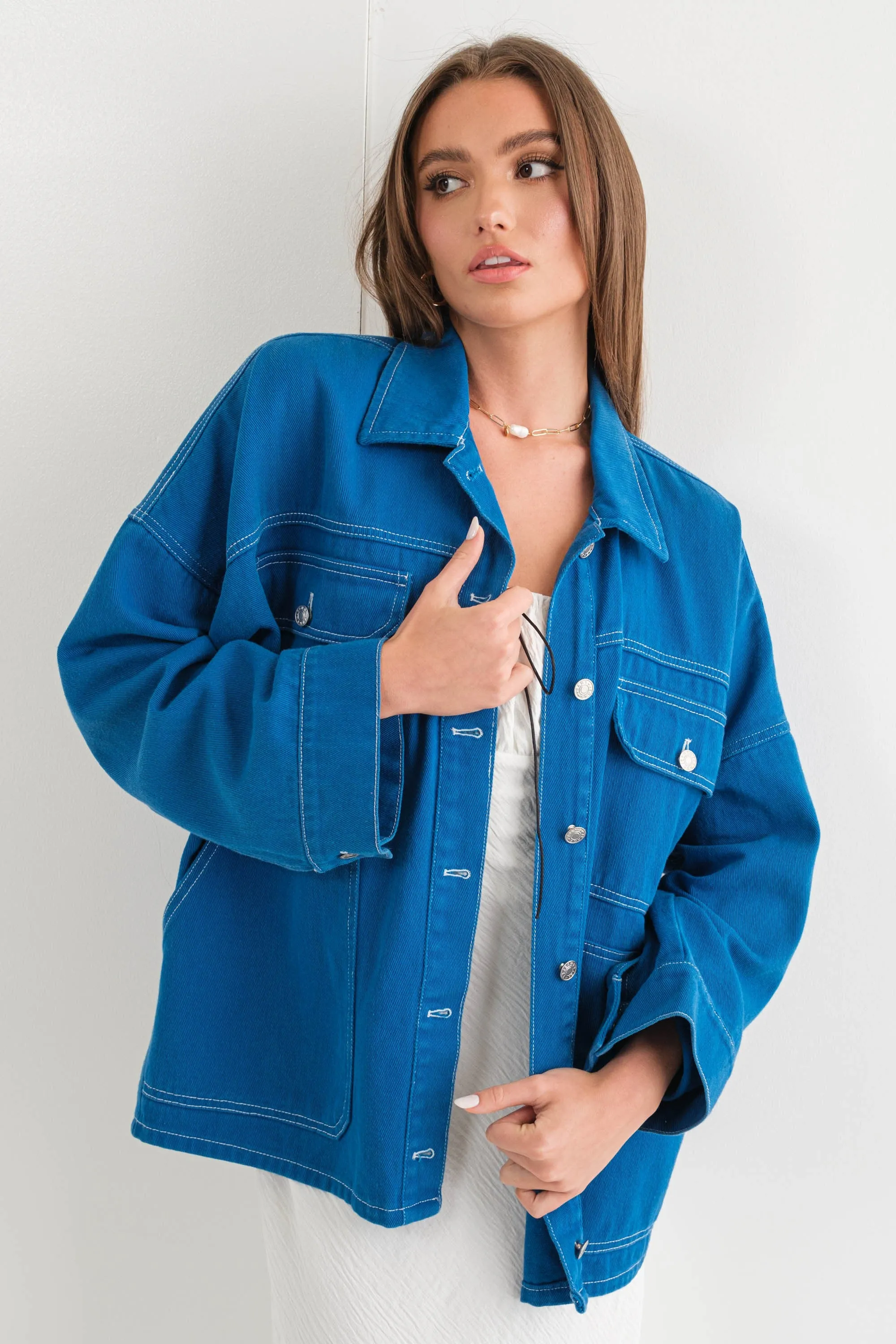 Shayla Oversized Denim Jacket