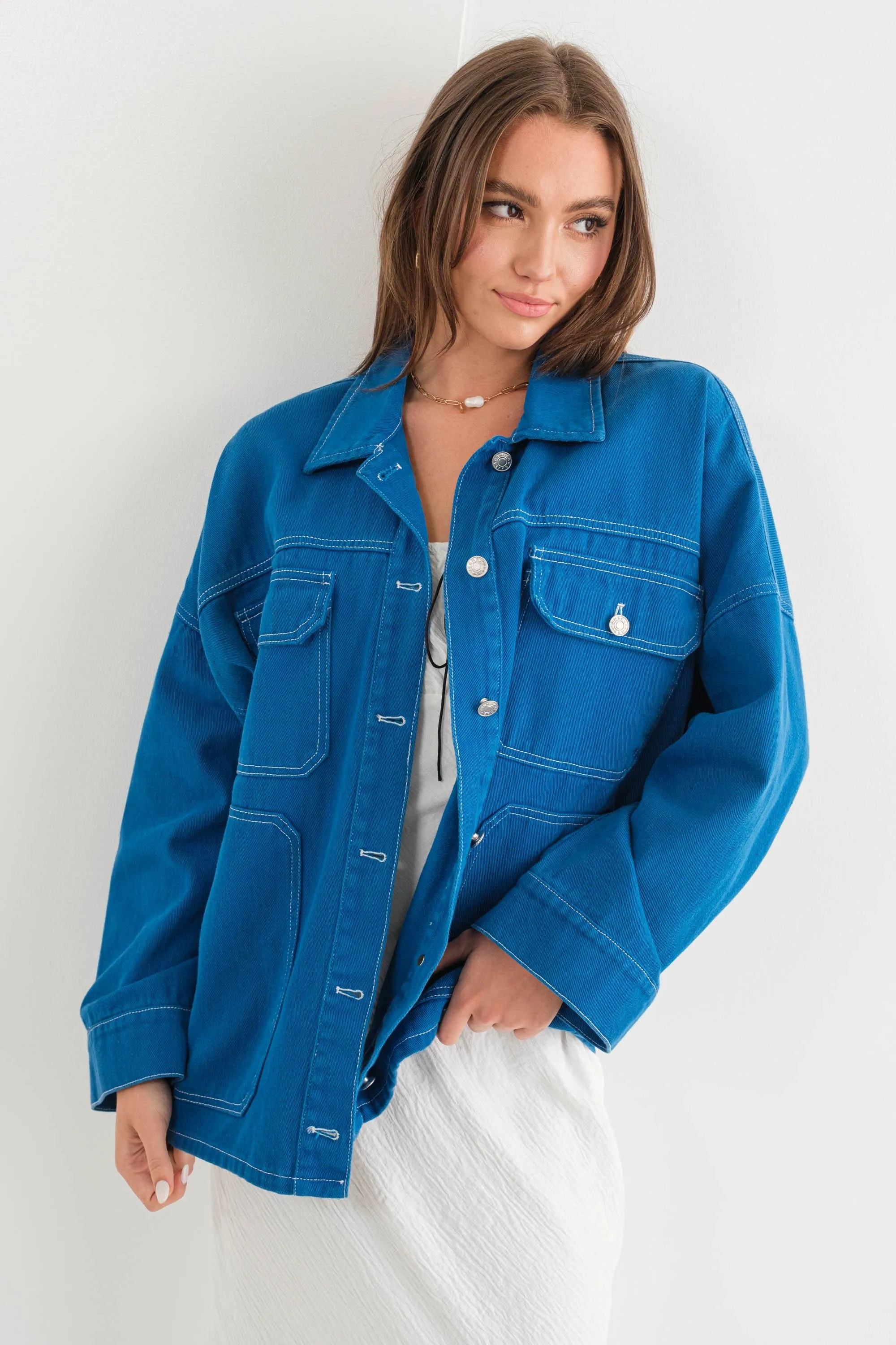 Shayla Oversized Denim Jacket