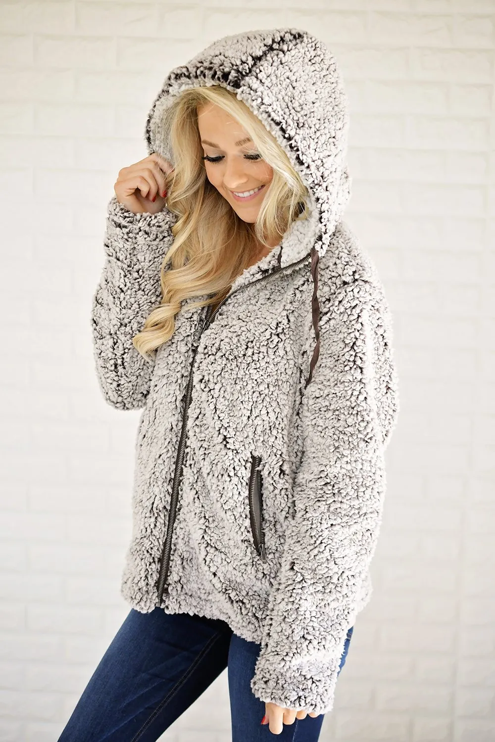 Sherpa Hooded Jacket