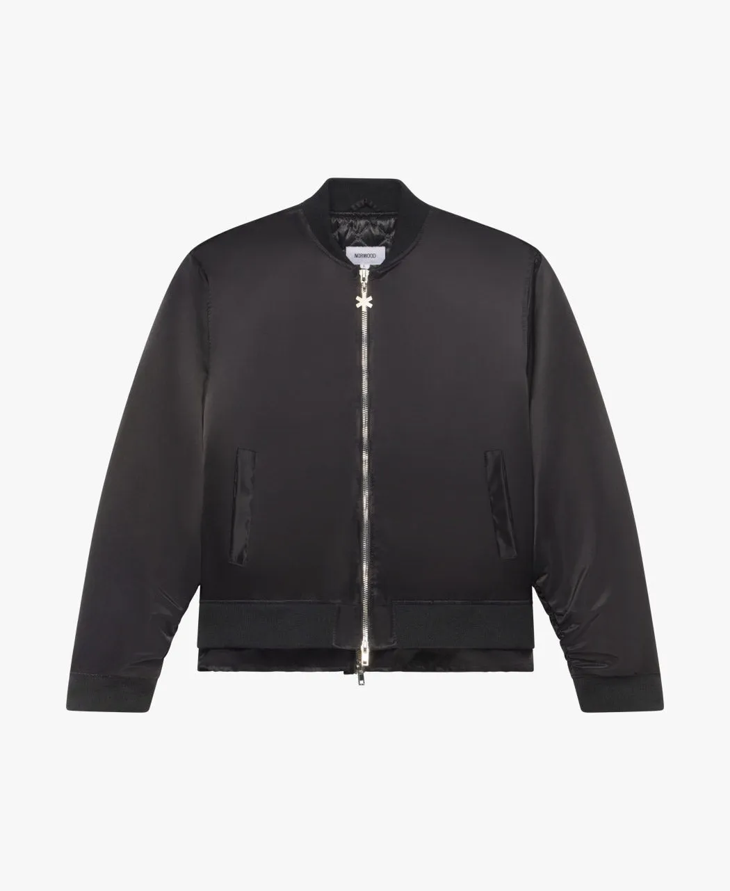 SIGNATURE METAL BOMBER JACKET