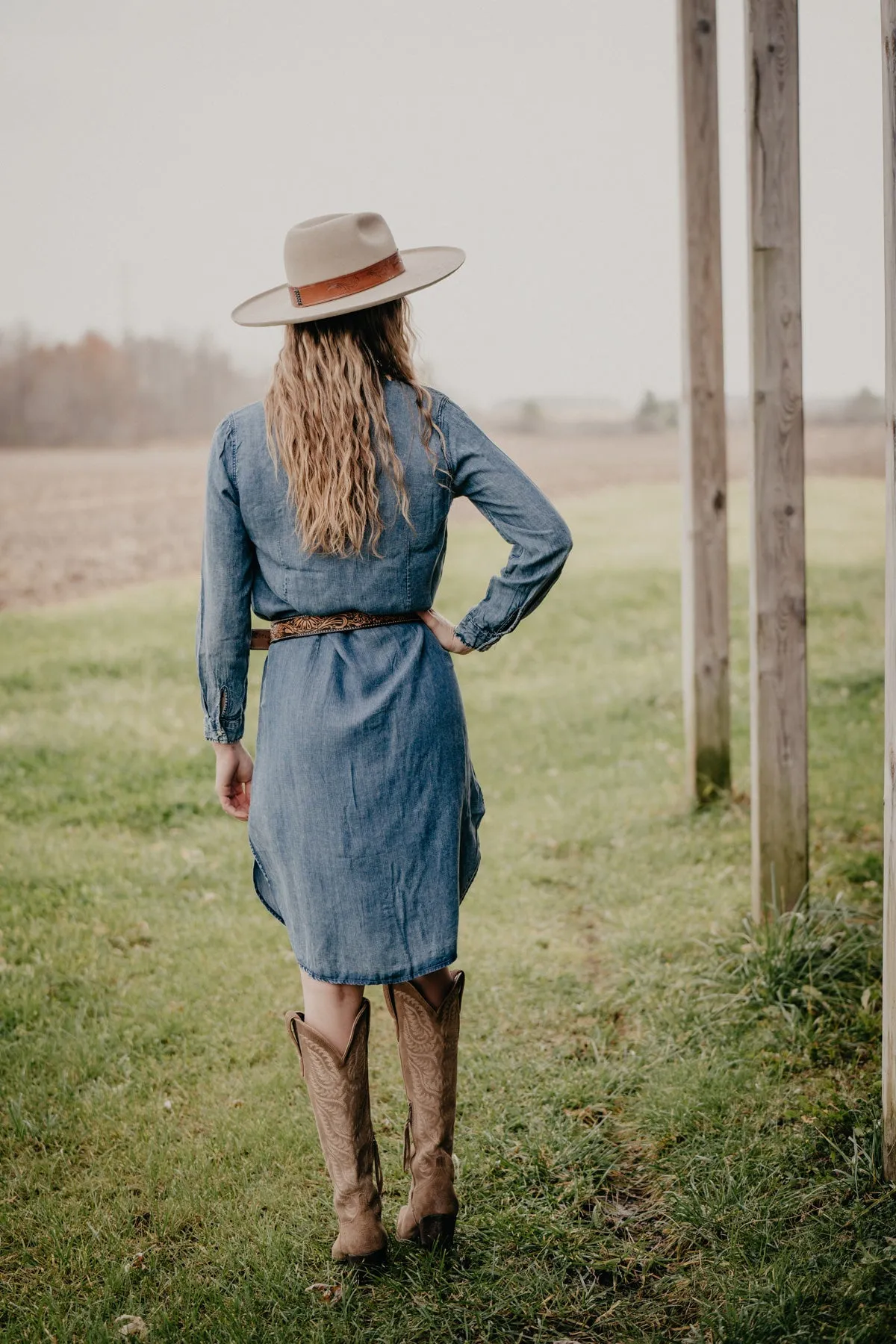 'Silverton' Denim Duster Dress (S-XXL)
