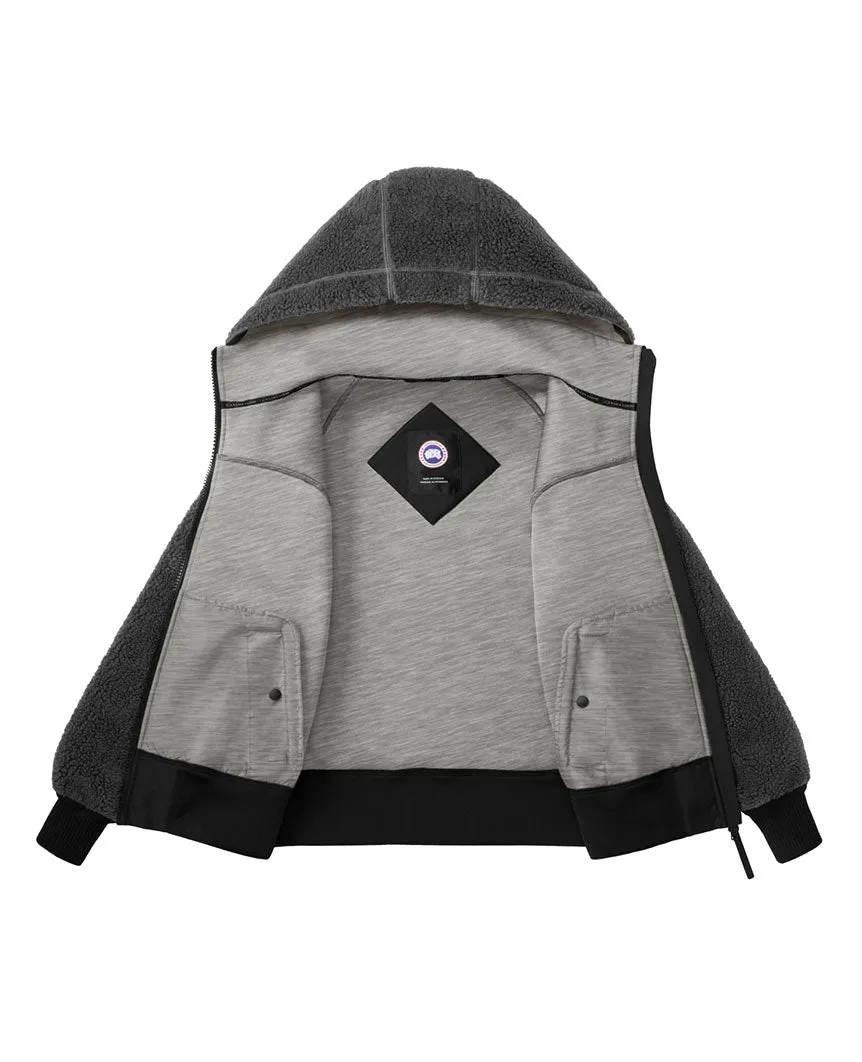 Simcoe Oversized Kind Fleece Hoody Womens Iron Grey