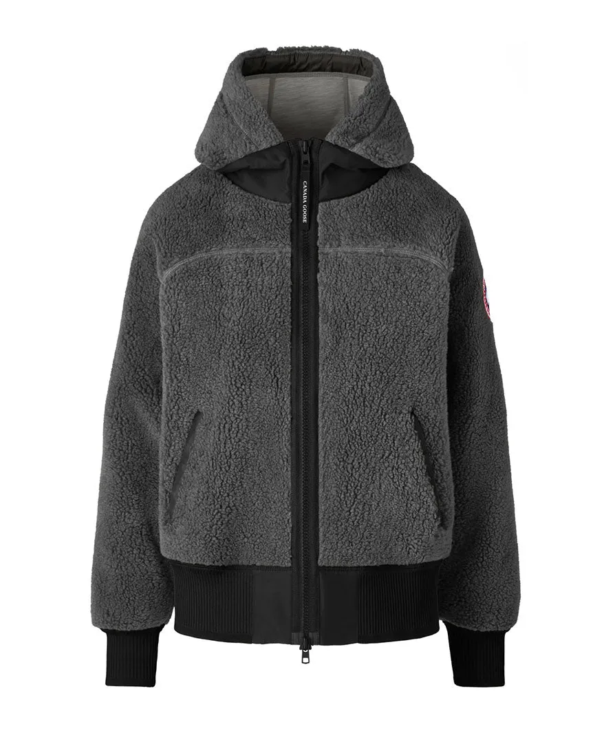 Simcoe Oversized Kind Fleece Hoody Womens Iron Grey