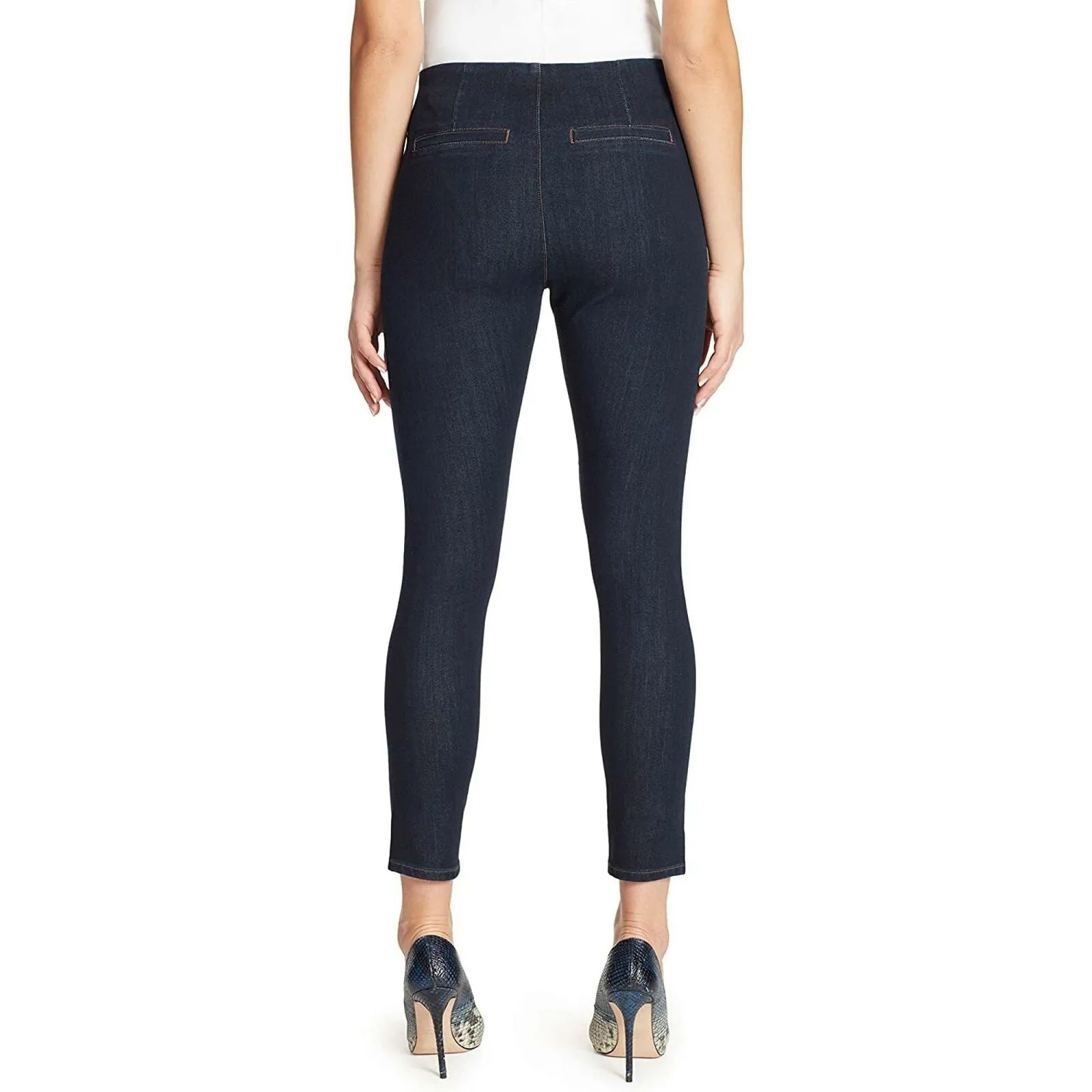 Skinnygirl Women's Bailey High Rise Pull On Skinny Ankle Jeans