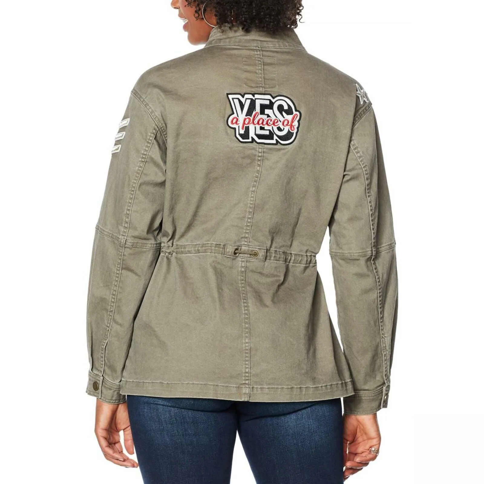 Skinnygirl Women's Sustained Anorak Jacket