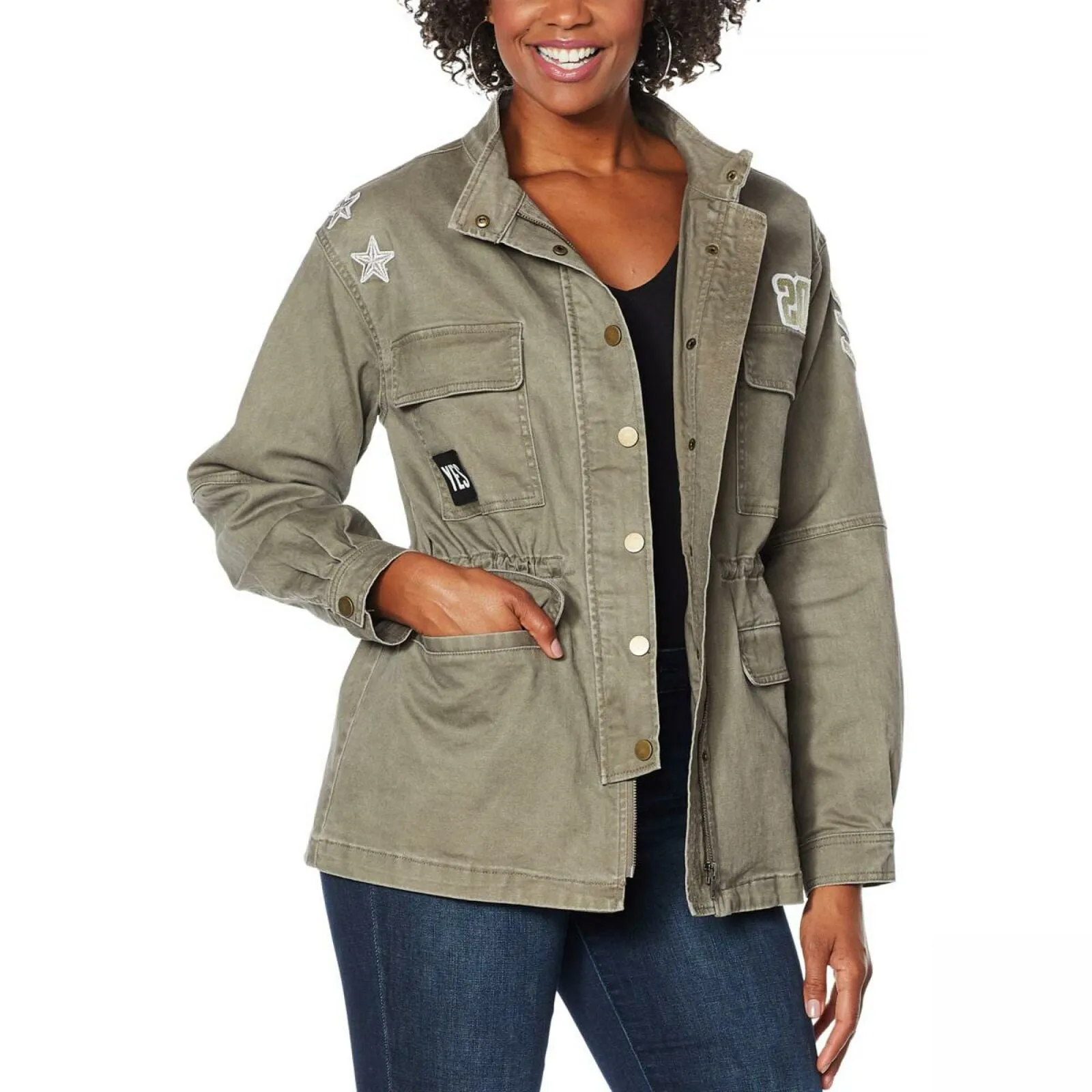 Skinnygirl Women's Sustained Anorak Jacket