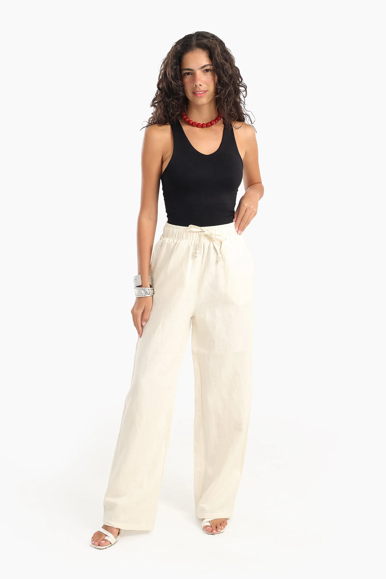 Slim Fit Round Neck Top