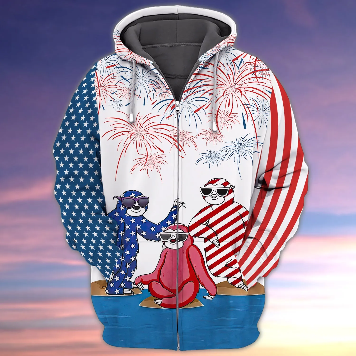 Sloth - Independence Day Is Coming 3D Full Print