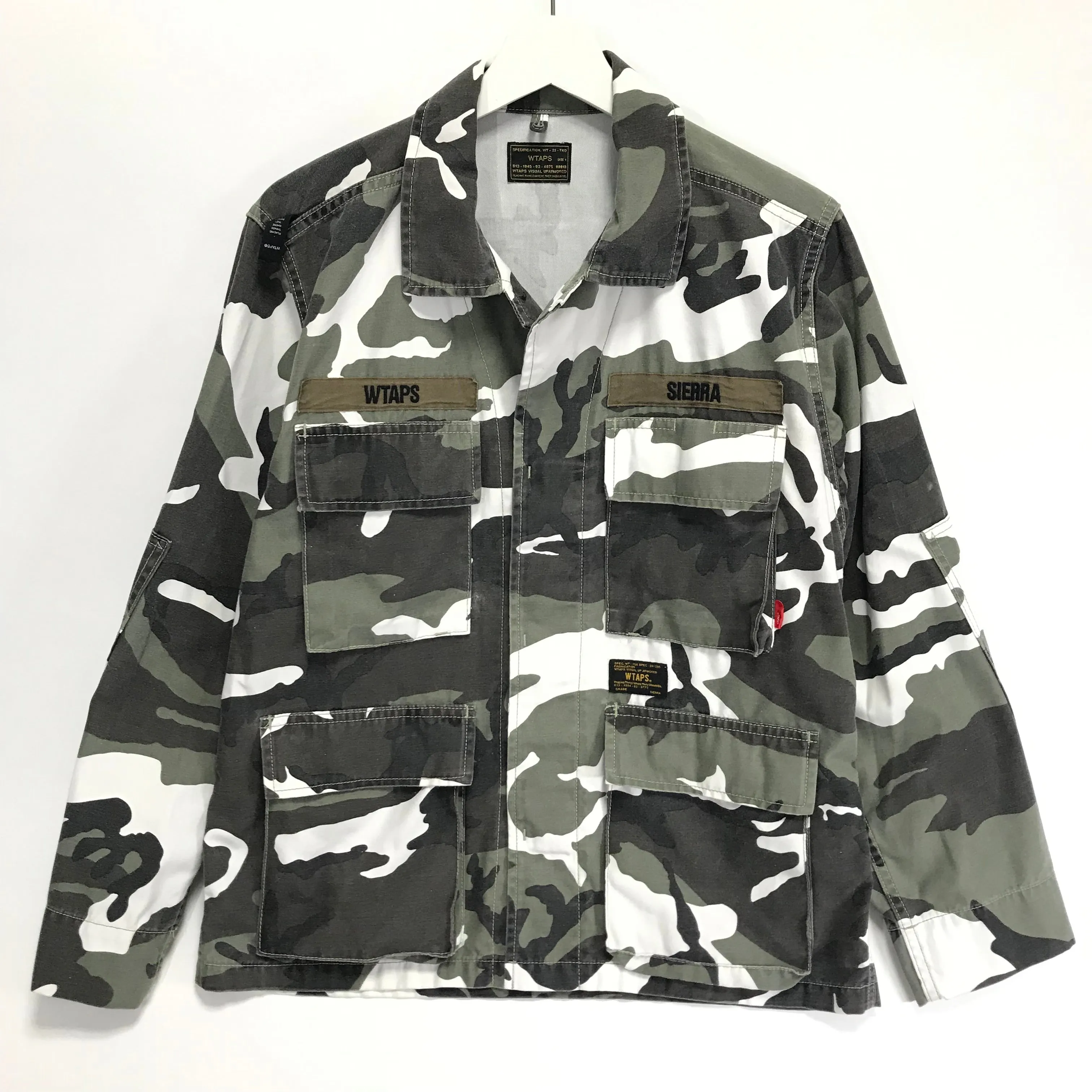 [S/M] WTaps EX32 Camo Jungle LS 02 Shirt