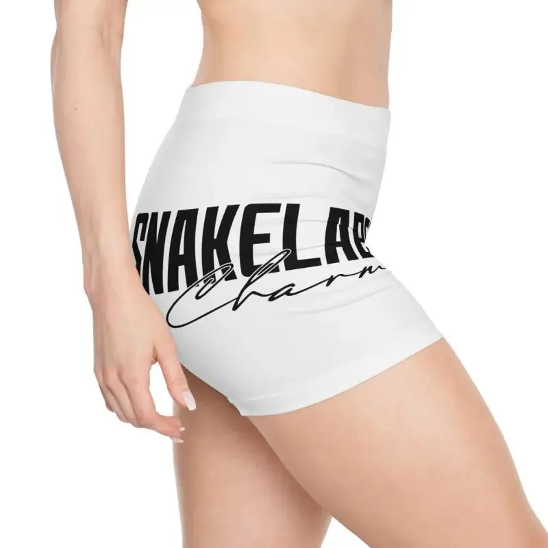Snake Women's Shorts with Moisture-Wicking Fabric & All-Over Print