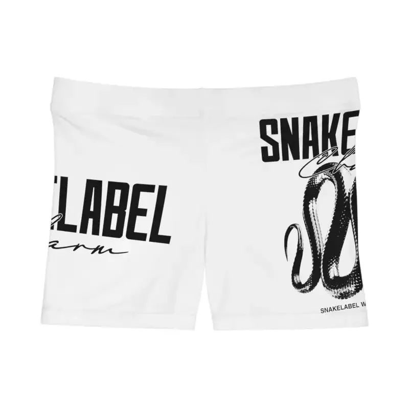 Snake Women's Shorts with Moisture-Wicking Fabric & All-Over Print
