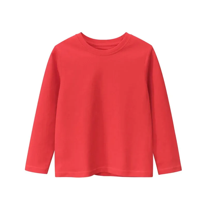 Solid Color Long Sleeve T-Shirt