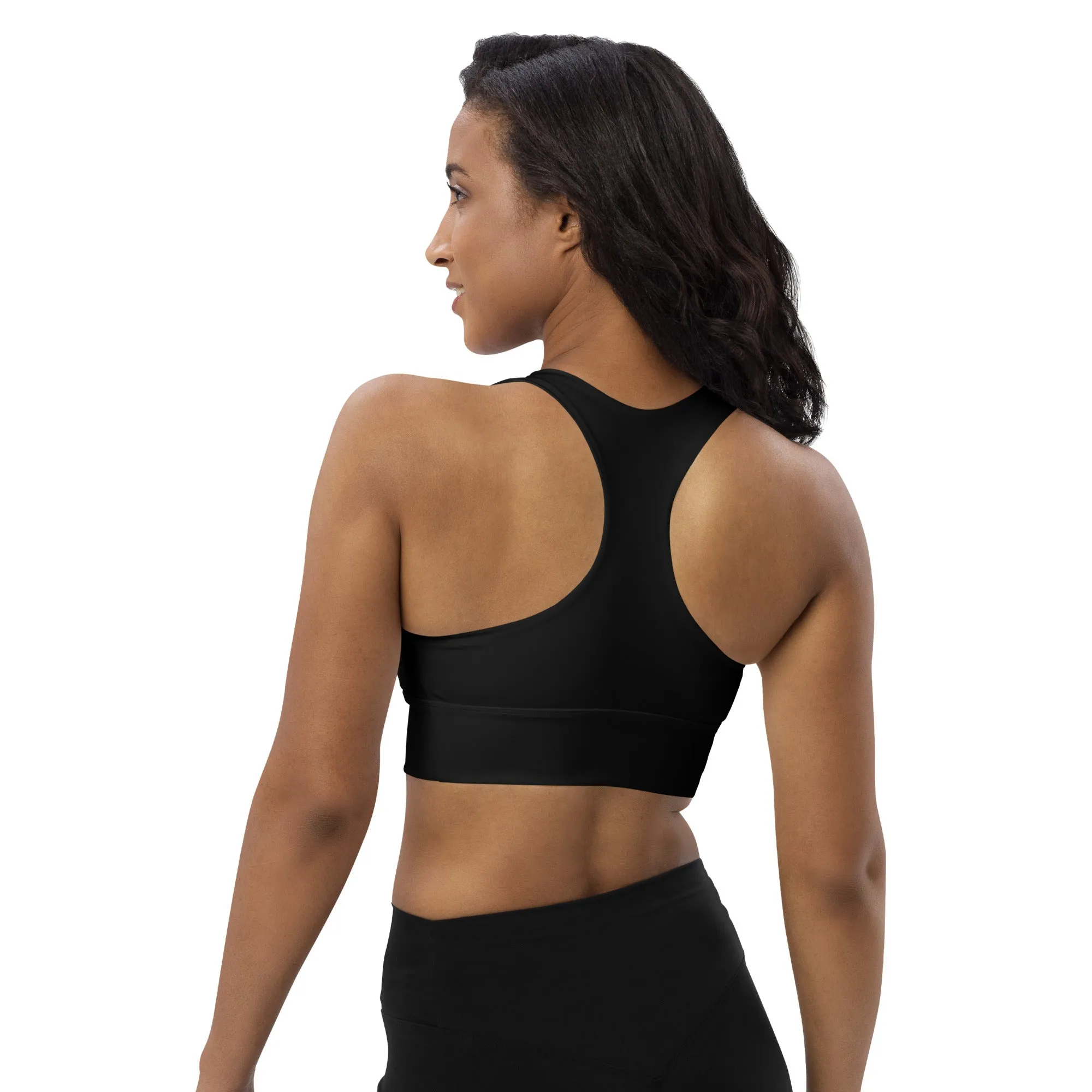 Solid Longline Sports Bra