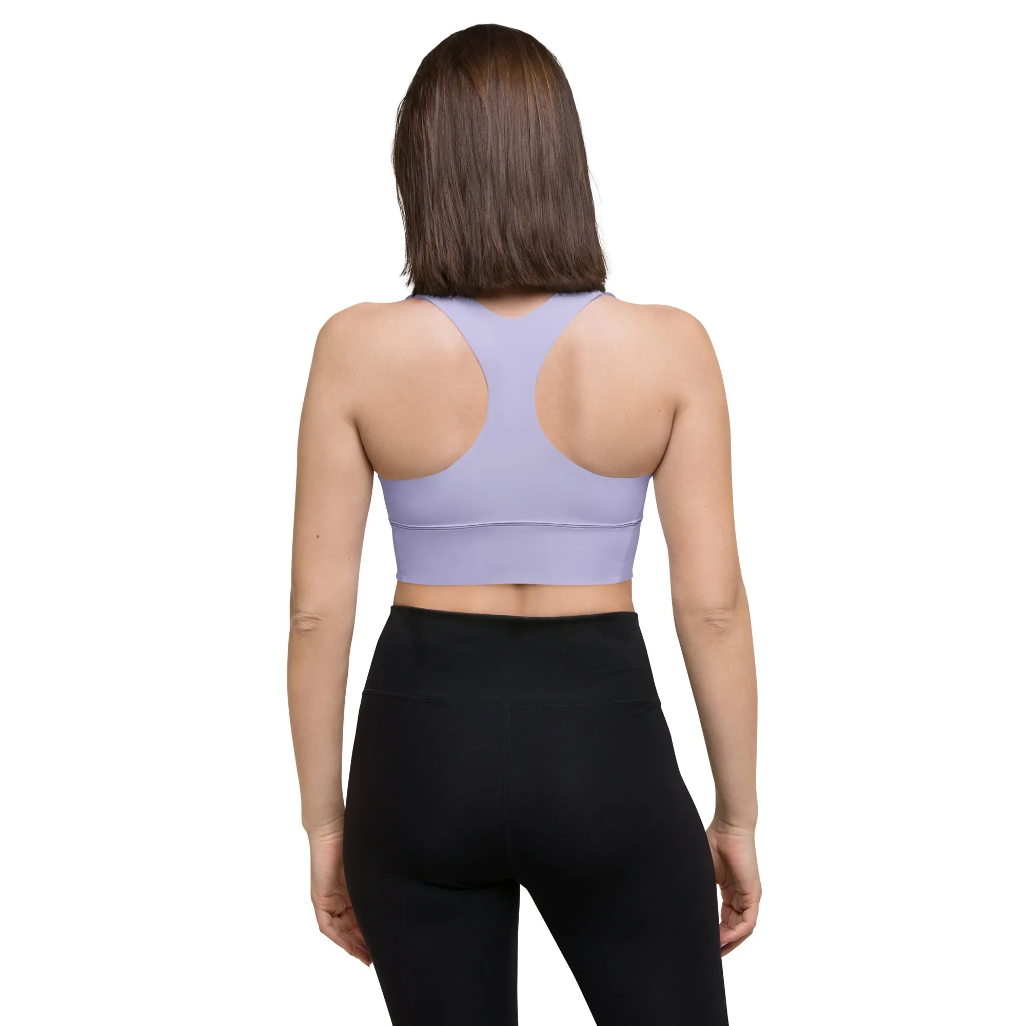 Solid Longline Sports Bra