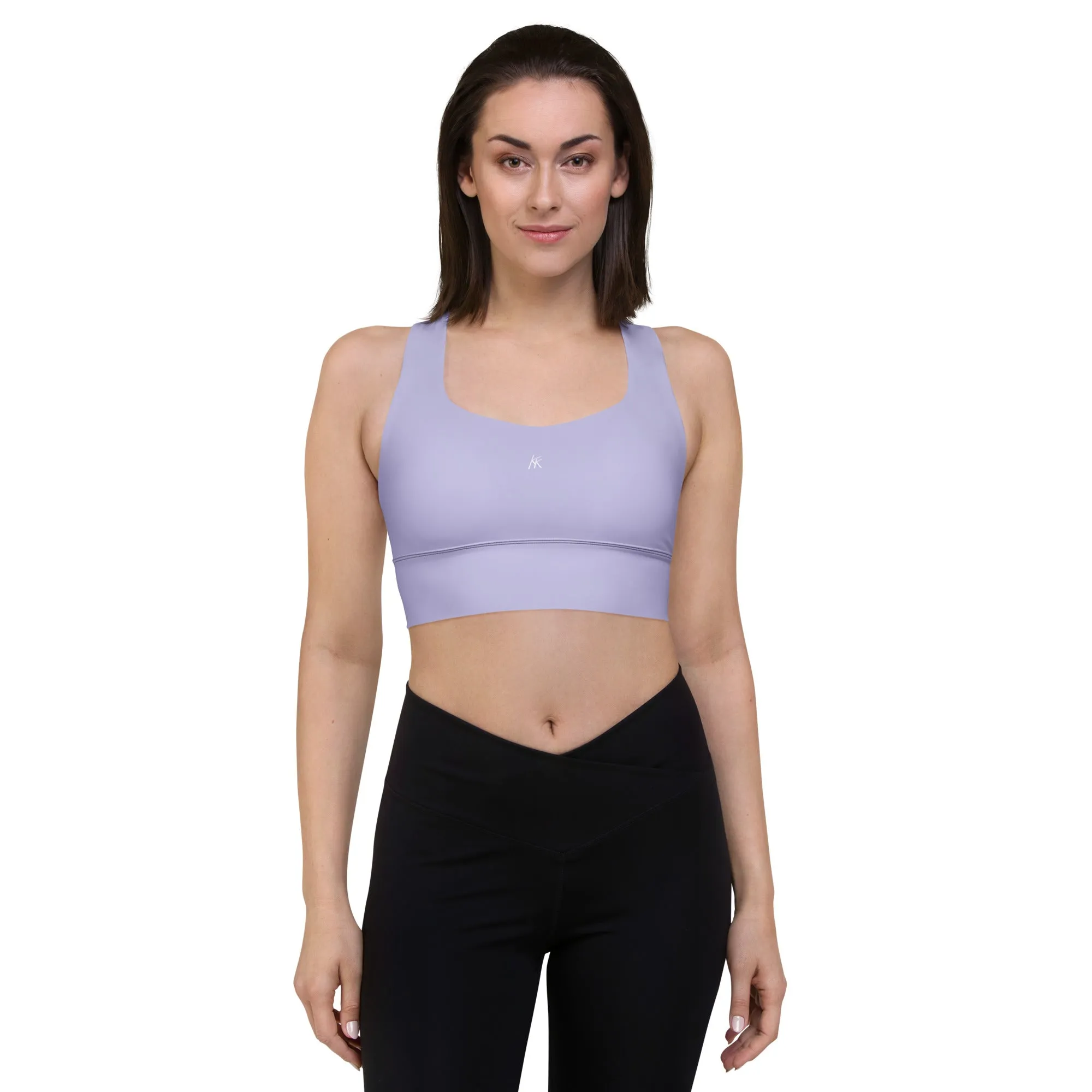 Solid Longline Sports Bra