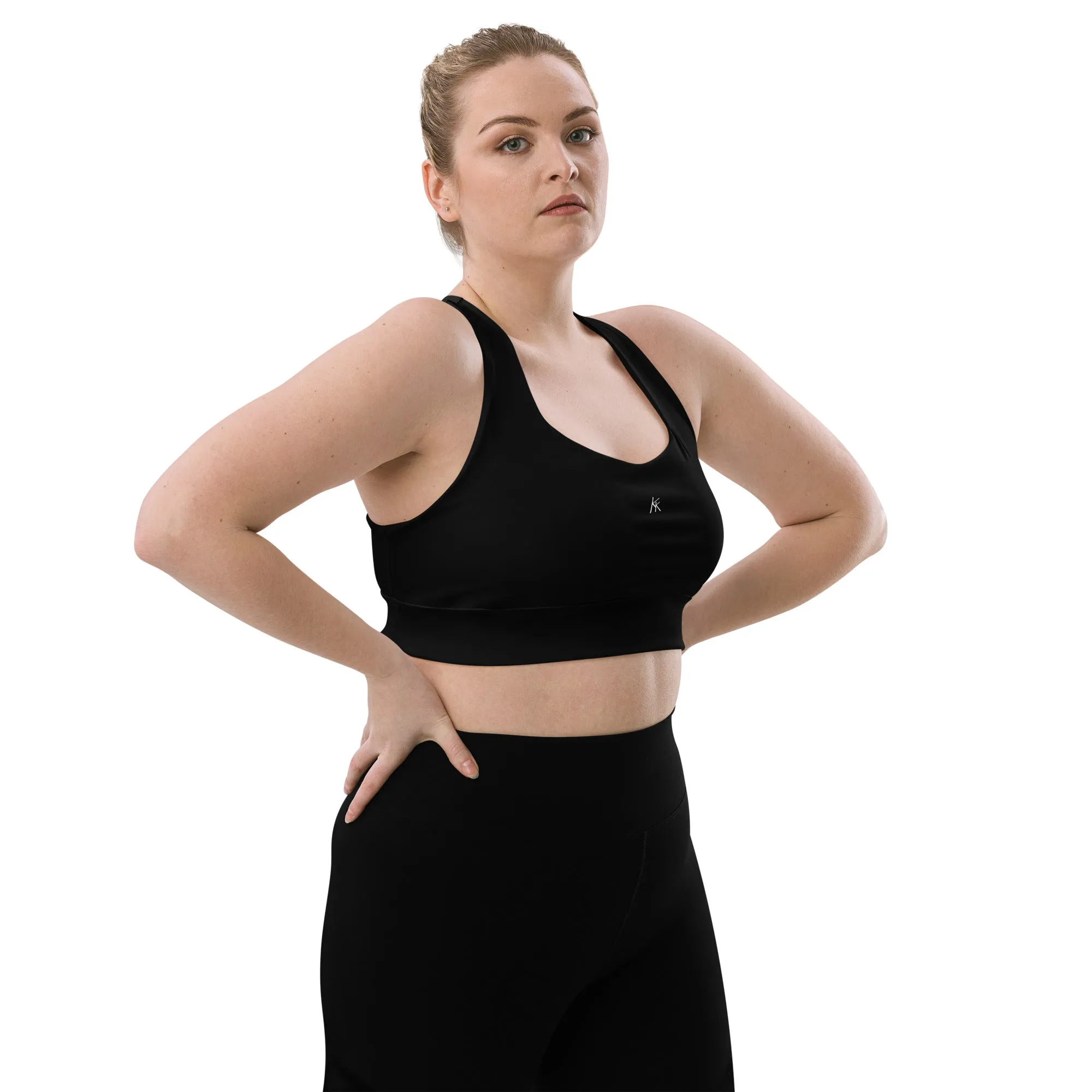 Solid Longline Sports Bra