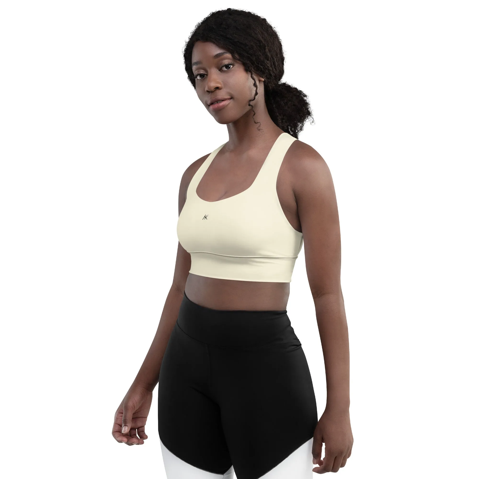 Solid Longline Sports Bra