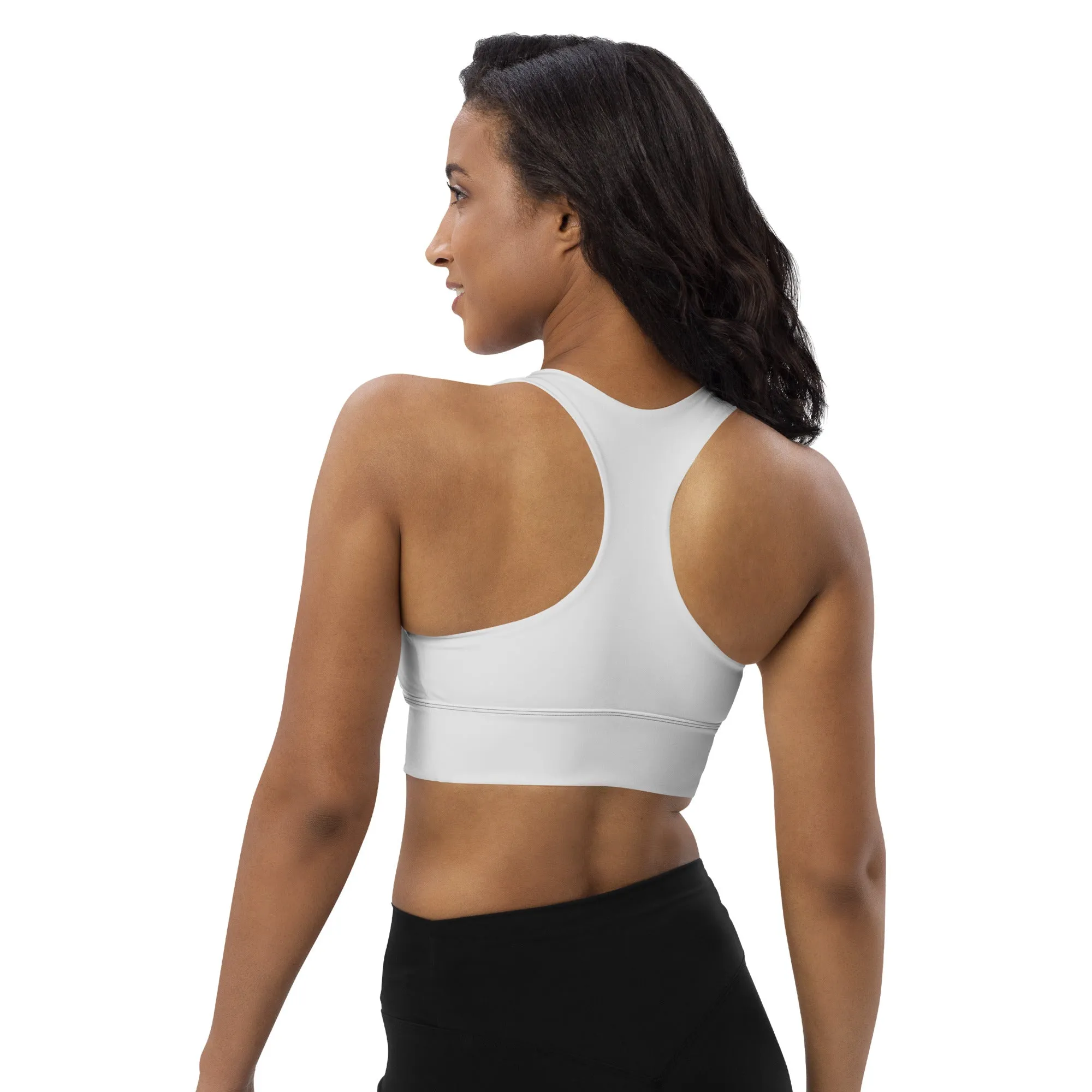 Solid Longline Sports Bra
