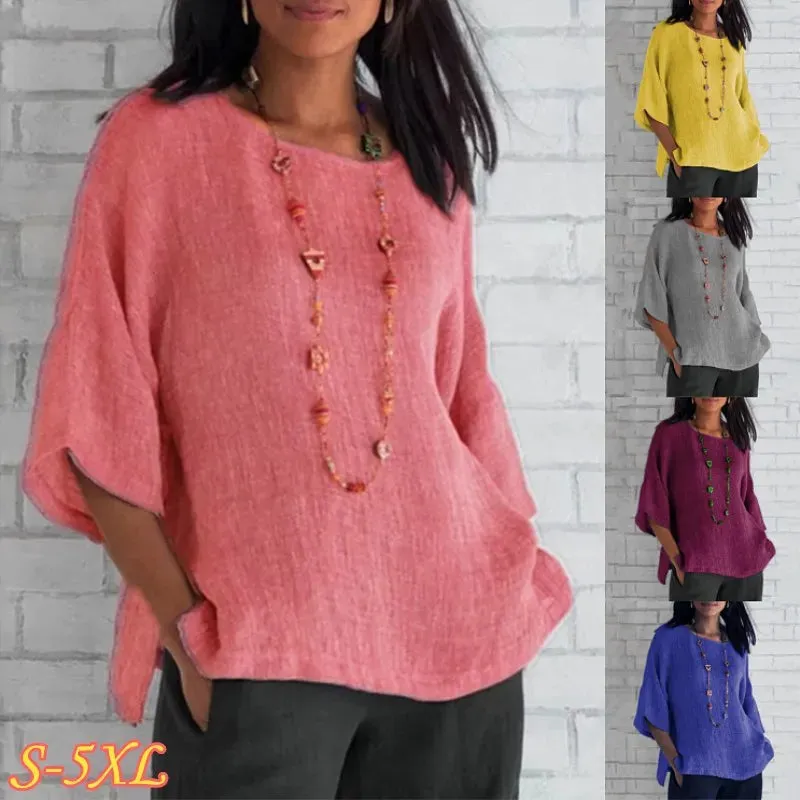 Sophia™ - Relaxed Linen Blouse