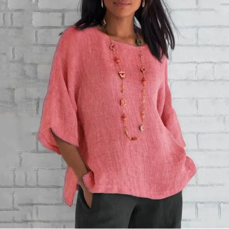 Sophia™ - Relaxed Linen Blouse