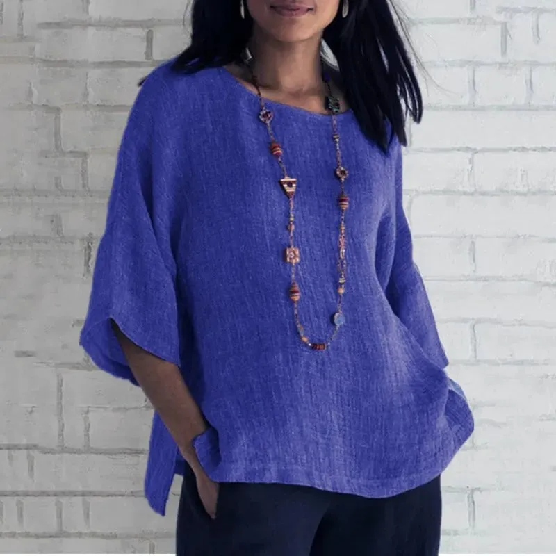 Sophia™ - Relaxed Linen Blouse