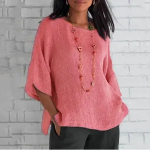 Sophia™ - Relaxed Linen Blouse