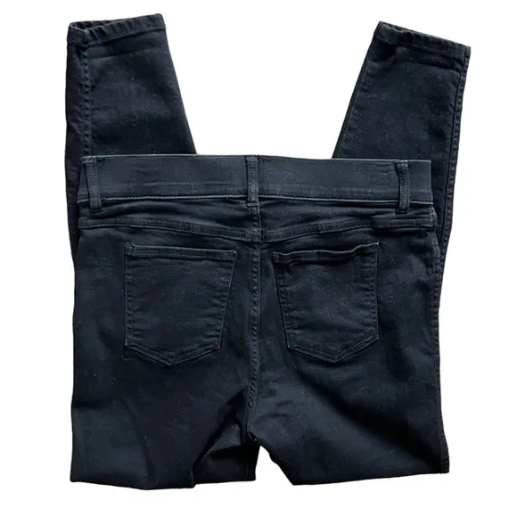 Spanx Ankle Skinny Jeans Clean Black Women's size Large