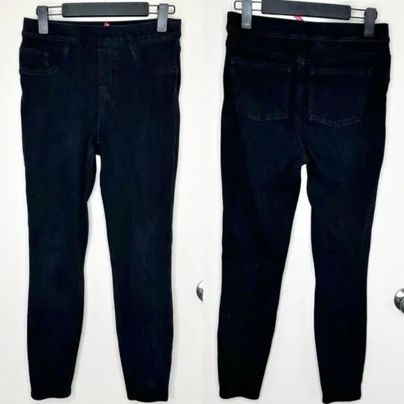 SPANX Ankle Skinny Jeans in Clean Black