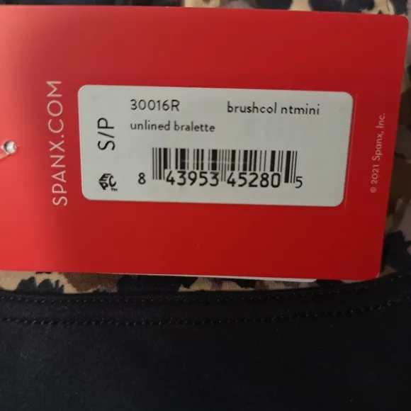 SPANX Women's Bra-llelujah! Unlined‎ Bralette Brushcol Ntmini Bra Size Small
