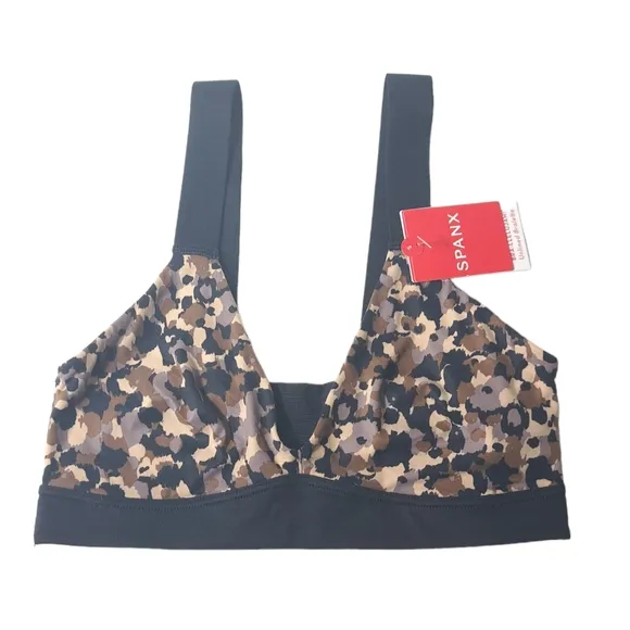 SPANX Women's Bra-llelujah! Unlined‎ Bralette Brushcol Ntmini Bra Size Small