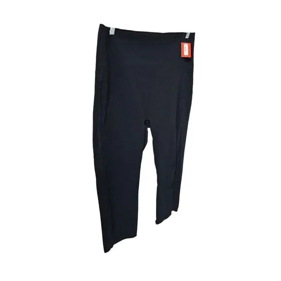 SPANX Women's Plus Size Black Cropped Spanx 2X