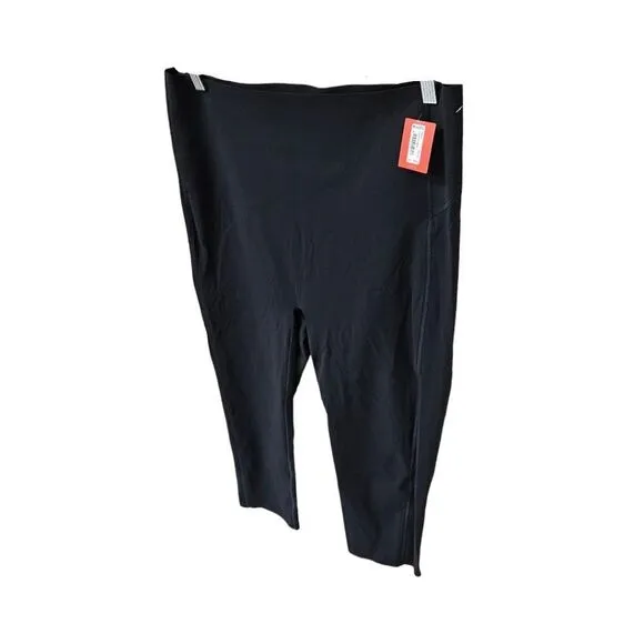 SPANX Women's Plus Size Black Cropped Spanx 2X
