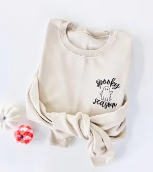 Spooky Ghost Embroidered Sweatshirt