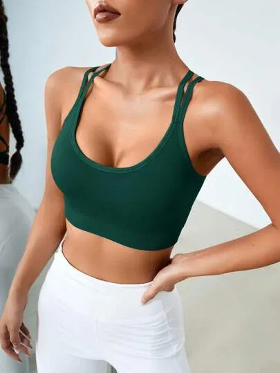 Sport Studio Light Support Crisscross Backless Sports Bra – Gym & Activewear