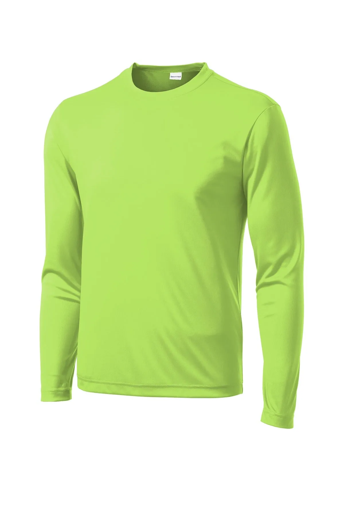 Sport-Tek Long Sleeve PosiCharge Competitor Tee. ST350LS Lime Shock