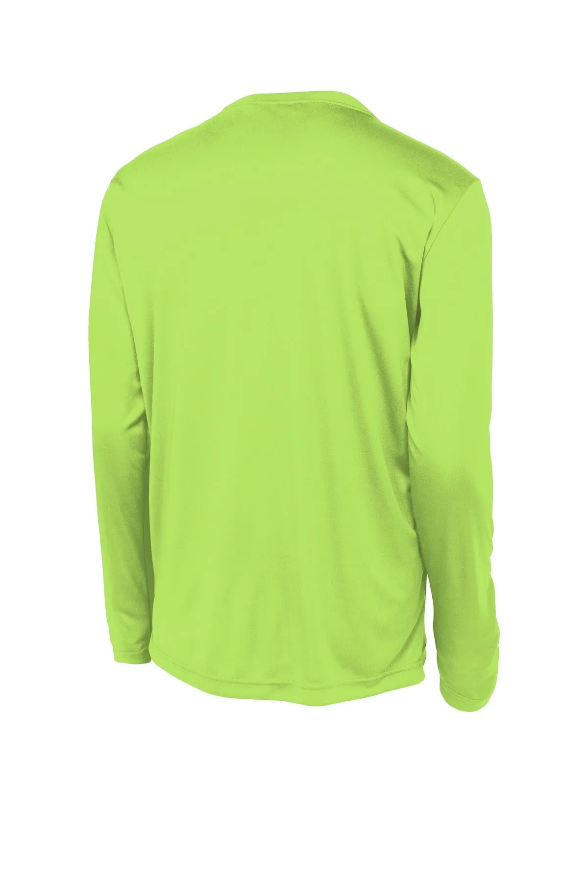Sport-Tek Long Sleeve PosiCharge Competitor Tee. ST350LS Lime Shock