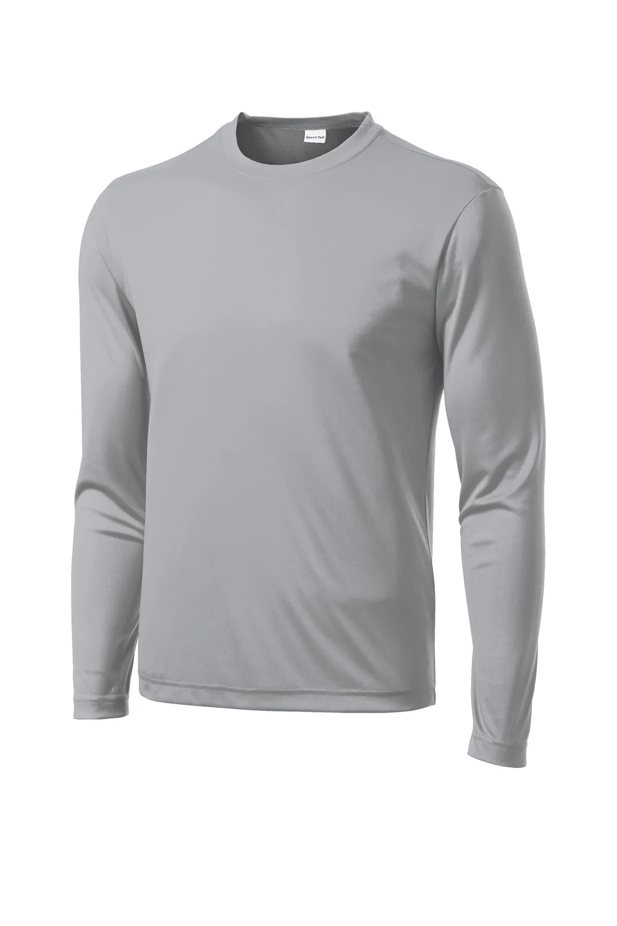 Sport-Tek Tall Long Sleeve PosiCharge Competitor Tee. TST350LS Silver Tall
