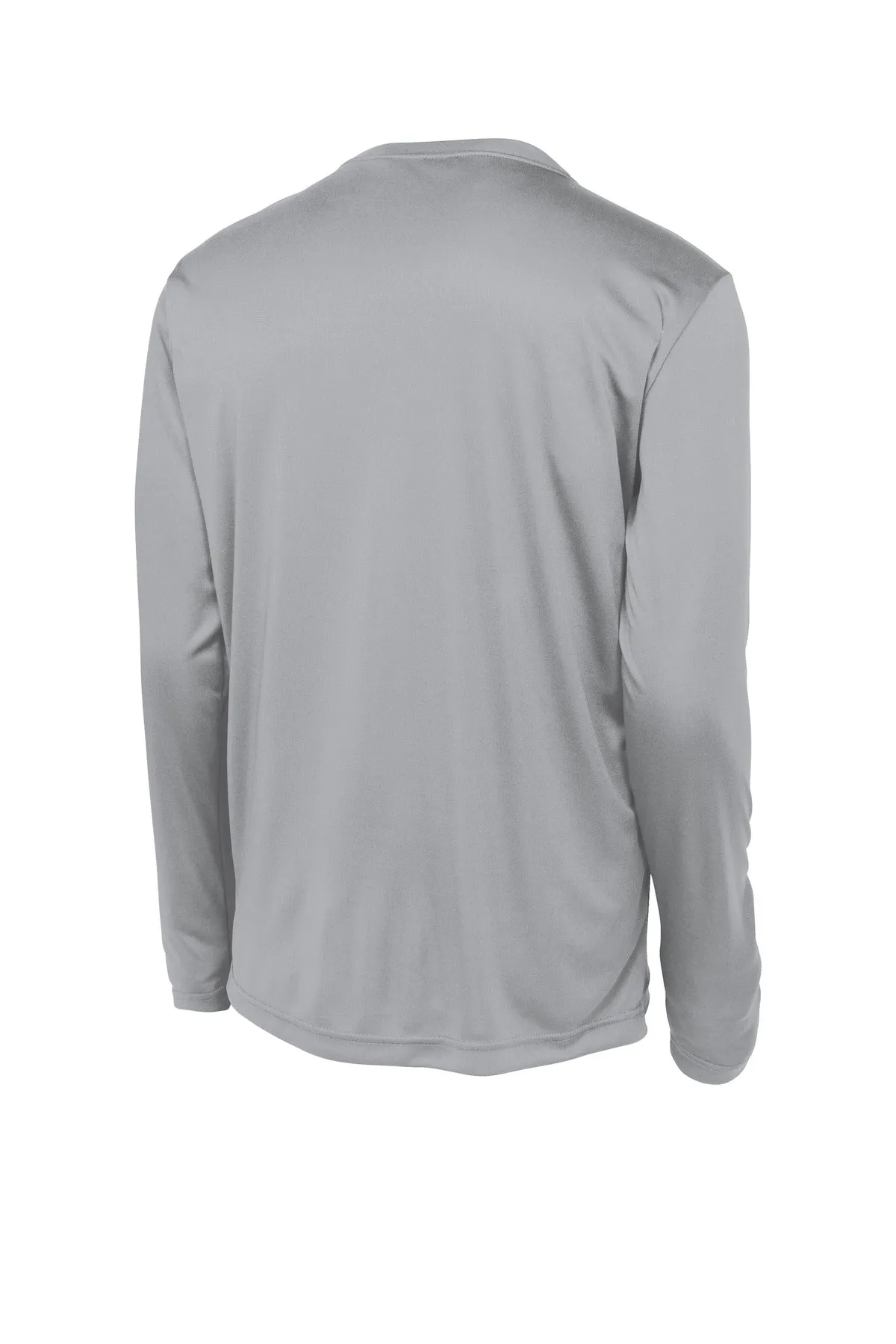 Sport-Tek Tall Long Sleeve PosiCharge Competitor Tee. TST350LS Silver Tall