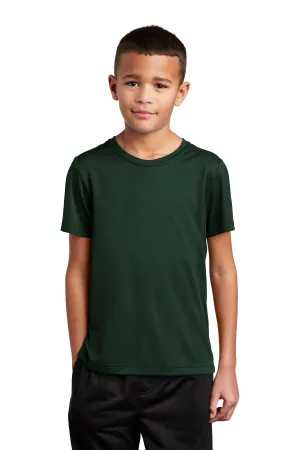 Sport-Tek  Youth Posi-UV Pro Tee. YST420 Forest Green