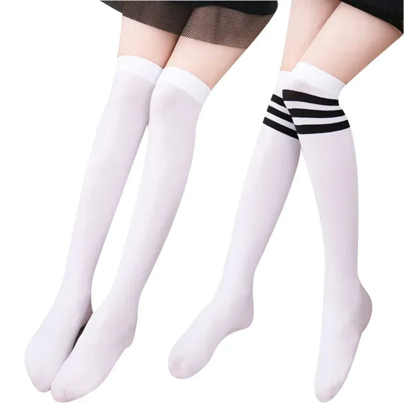 Sporty Stripe Knee High Socks