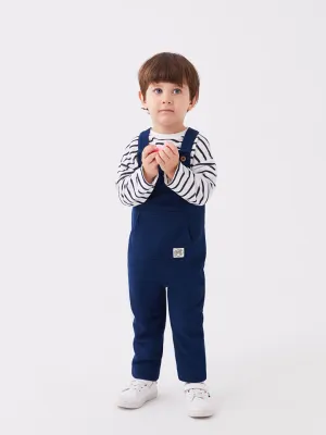 Square Neck Baby Boy Salopet