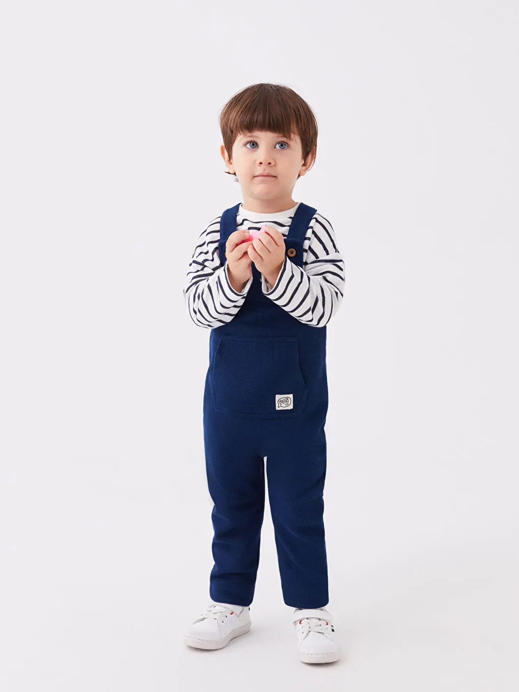 Square Neck Baby Boy Salopet