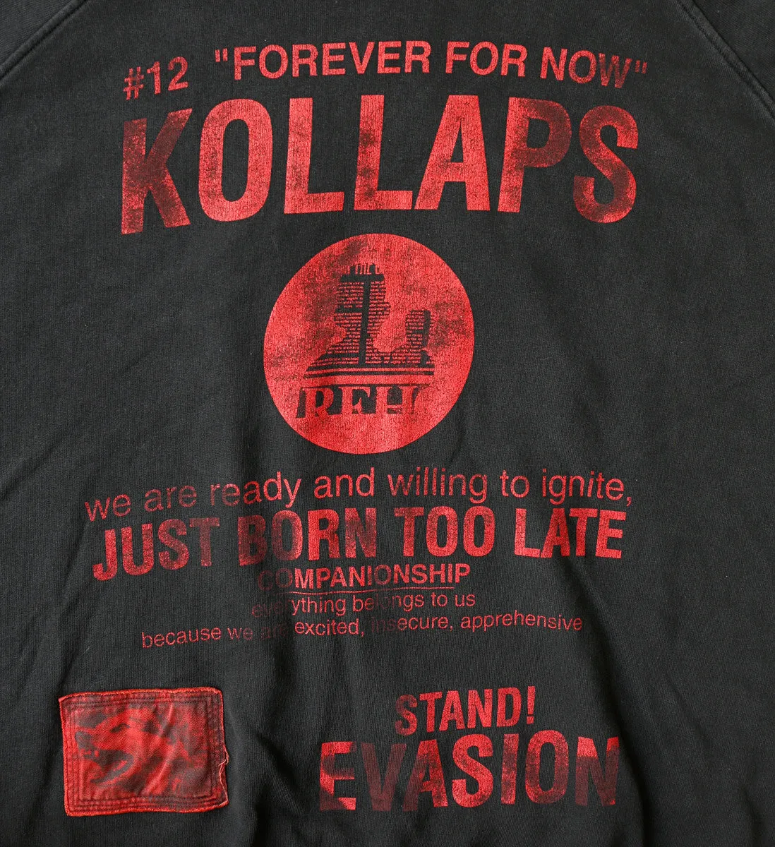 S/S02 Kollaps Hoodie by Raf Simons