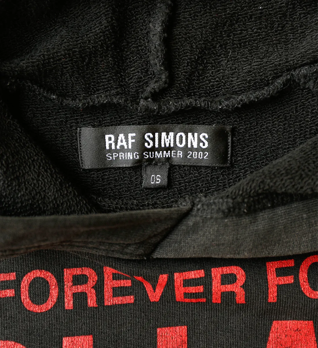 S/S02 Kollaps Hoodie by Raf Simons